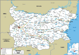 ROAD Map of Bulgaria
