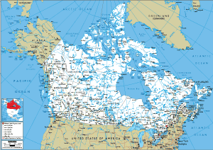 ROAD Map of Canada