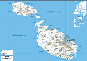 ROAD Map of Malta