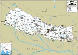 ROAD Map of Nepal