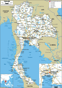 ROAD Map of Thailand